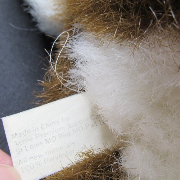 Vintage Luv Bunch Adorable Brown & White Husky Plush Stuffed Animal Toy - Picture 7 of 16